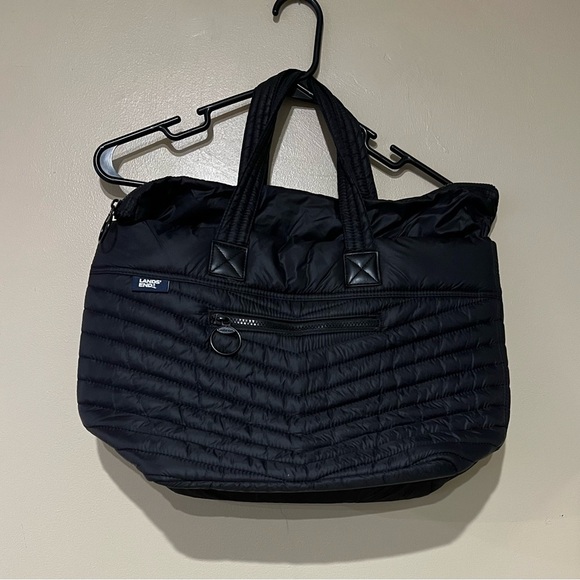 Lands End Ultralight Puffer Tote Bag Black - Picture 1 of 8